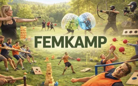 Femkamp med roliga aktiviteter som pilbåge, dragkamp och bollkastning. Perfekta tips på femkamp för en aktiv dag!